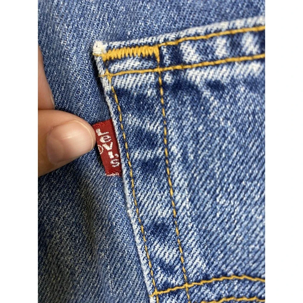 VTG Levis 569 Jeans Mens 34x28 Tag 36x30 Blue Denim Loose Straight Relaxed Baggy